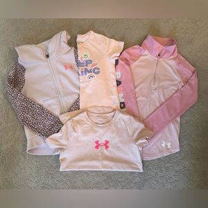 Girls Under Armour size YS/YXS lot